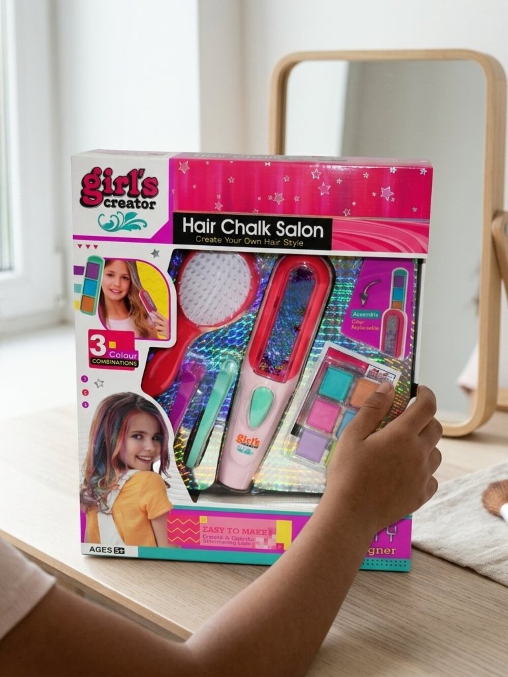 Kids' Jewel Hair Creator Kit – Sparkle & Style Hair Bedazzler
